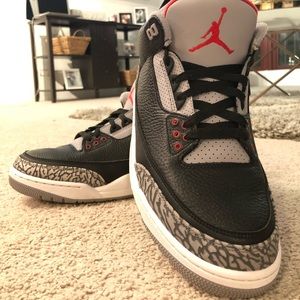 Jordan Retro 3’s “CEMENTS” (sz 10m)